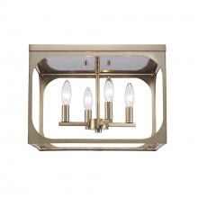 Trans Globe 11711 AG - 4LT FLUSHMOUNT MID CENTURY-AG